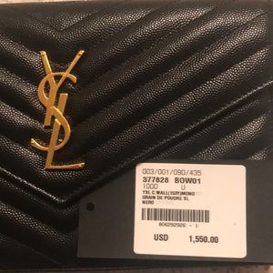 AUTHENTIC SAINT LAURENT YSL PURSE